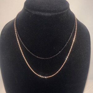 Hand Crafted Black and Gold Necklace